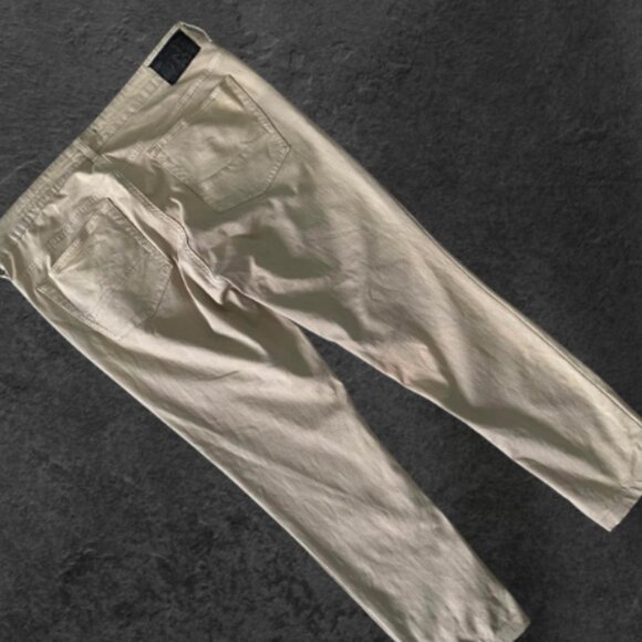 Beige Slim-Fit Chino Pants - Picture 2 of 4